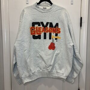 Vintage Gleason's Boxing Gym Brooklyn Training Sweatshirt XL Mike Tyson Ali